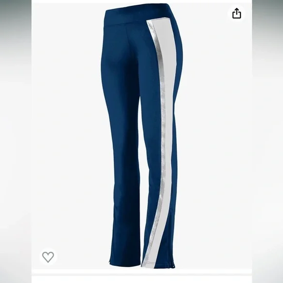 Augusta Sportswear Aurora Warm Up Jacket Pants Royal Blue White Metallic Large